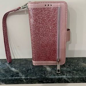 Kudex wallet case for iPhone 13 new rose gold